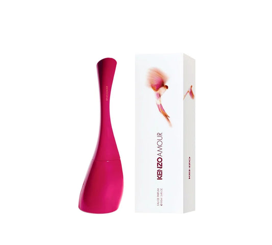 Kenzo Amour by Kenzo for Women Eau De Parfum Spray 100ml Orange Bottle – A tall, elegant orange bottle with a curved silhouette, symbolizing warmth and sensuality.