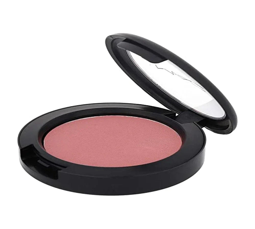 MAC Satin Fleur Power blush compact in soft pink.