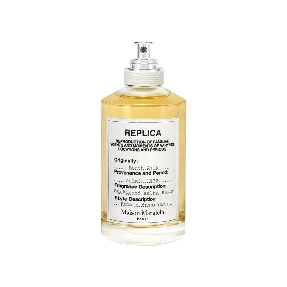 Maison Margiela Replica Beach Walk Eau de Toilette 100ml inspired by seaside memories with fresh citrus and coconut notes.
