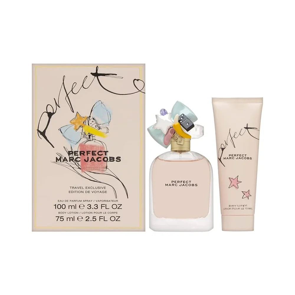 Marc Jacobs Perfect 2 Piece Gift Set: Eau De Parfum 100ml - Body Lotion 75ml