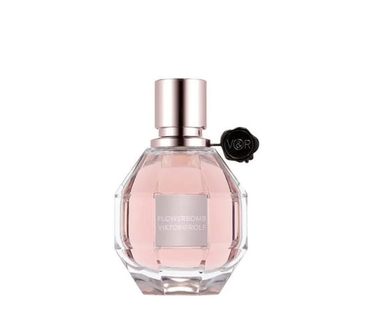 Bottle of Viktor and Rolf Flowerbomb Eau de Parfum spray, 100 ml.