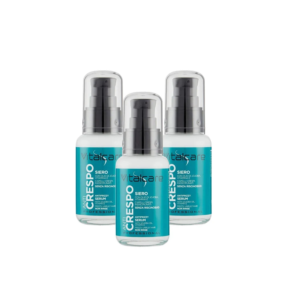 Vitalcare Anti-frizz Serum for Frizzy & Unruly Hair 50ml, Pack of 3