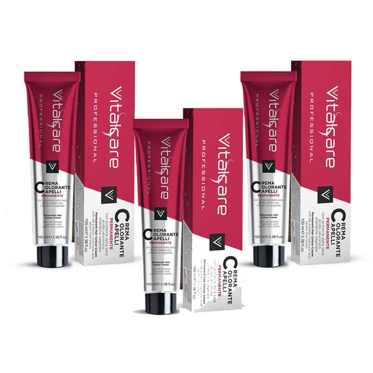 Vitalcare Hair Colour Cream 6/3 Dark Golden Blonde 100 ml, Pack of 3