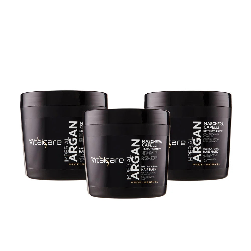 Vitalcare Imperial Argan Restructuring Hair Mask 500 ml, Pack of 3