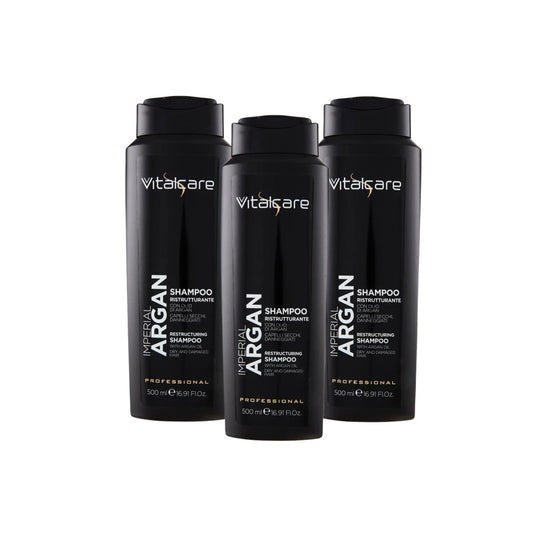 Vitalcare Imperial Argan Restructuring Shampoo 500 ml, Pack of 3
