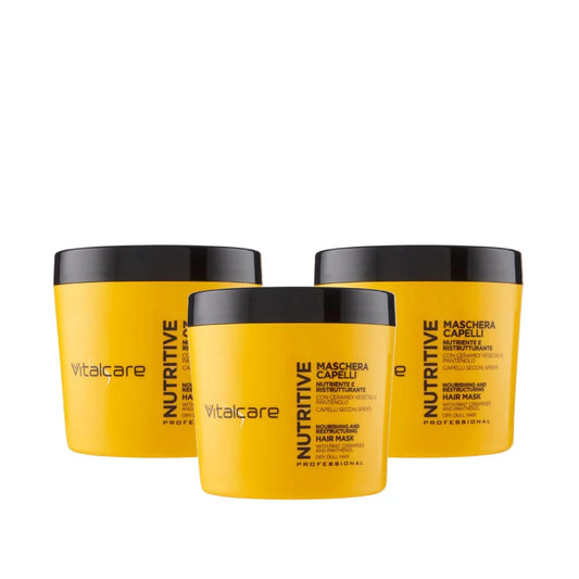 Vitalcare Nutritive Nourishing and Restructuring Hair Mask 500 ml Pack of 3