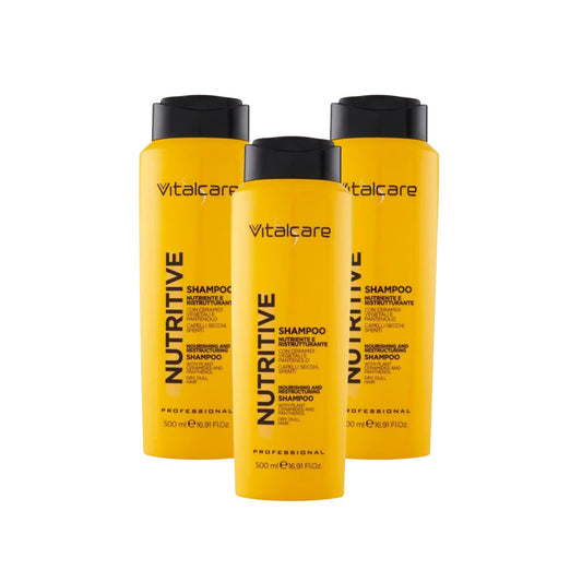 Vitalcare Nutritive Nourishing and Restructuring Shampoo 500 ml, Pack of 3