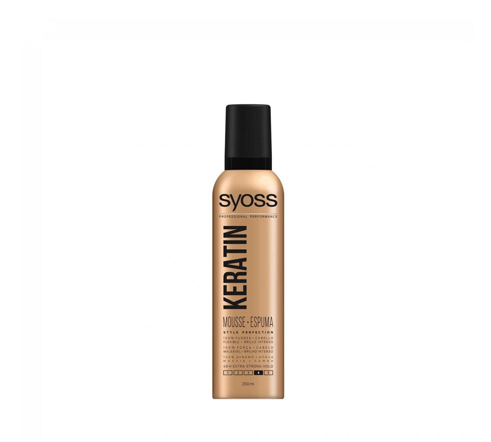 Syoss Keratin Mousse Flexible And Shine 250ml