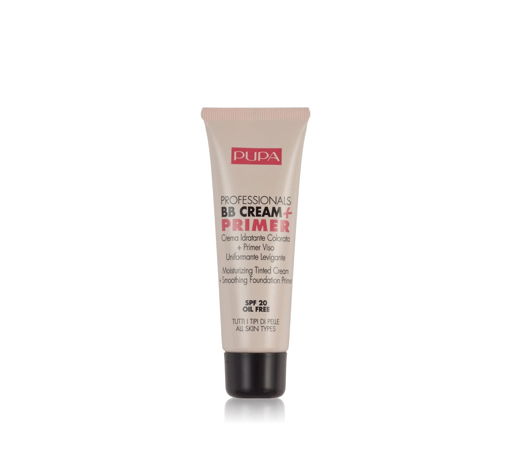 PUPA Milano Professionals BB Cream + Primer SPF 20, Sand Pearl 50ml